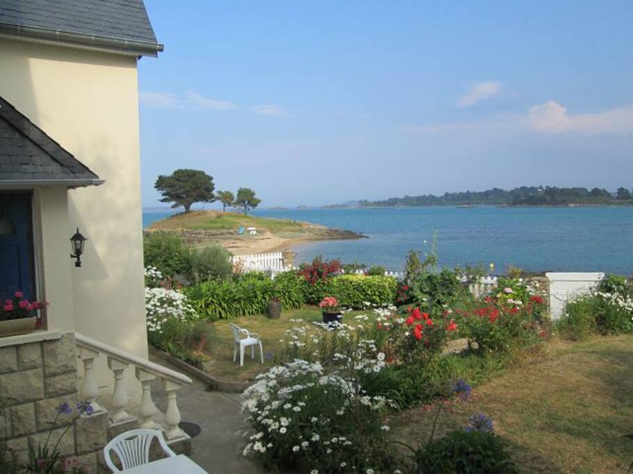 vue d'ensemble direct plage