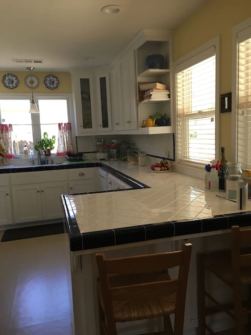 spacious well equipped kitchen for your use