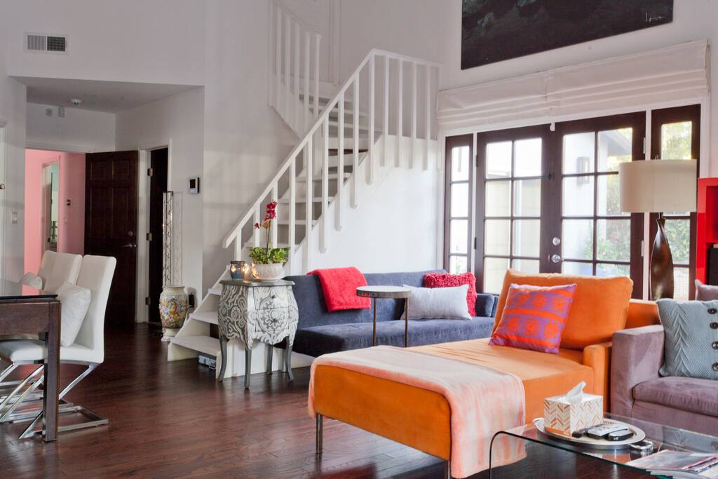Stairs leading to third bedroom