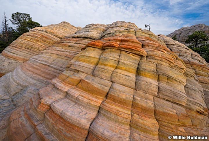 Colorful Sandstone Thousand Lake Mountain