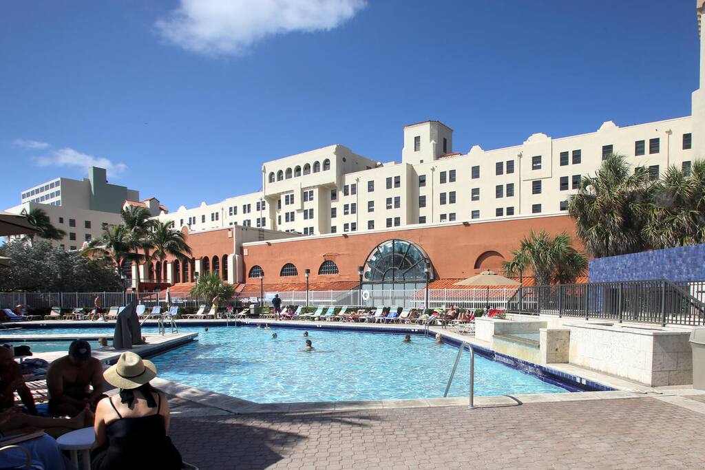 Pool on property