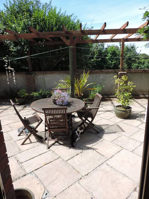The French doors lead straight to the sun terrace where you can relax and enjoy the views.