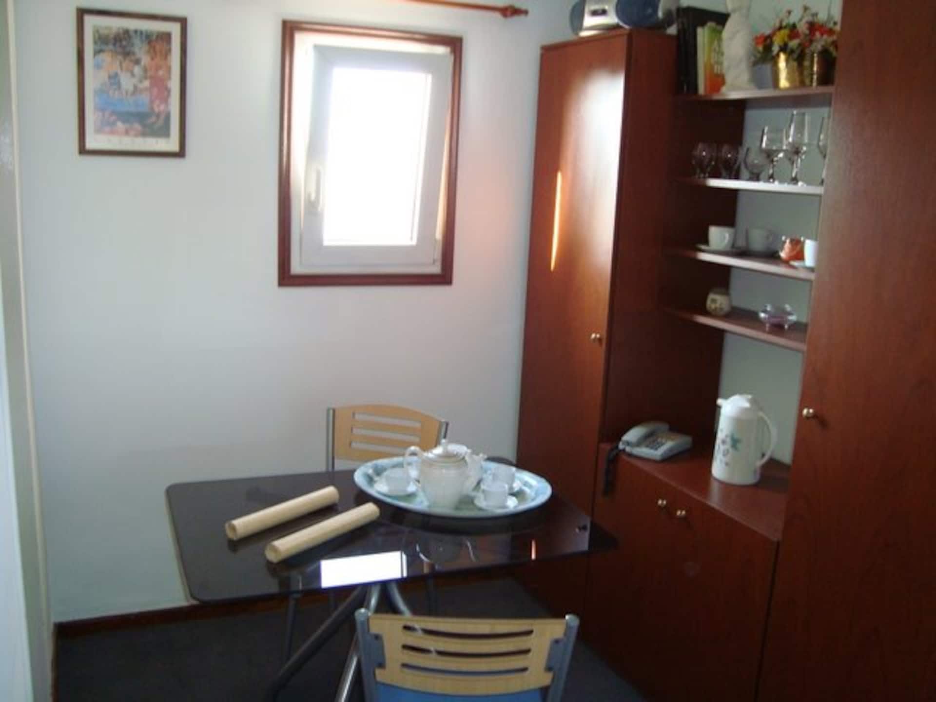 Departamento amoblado de 1 dormitorio con balcón en San Nicolás