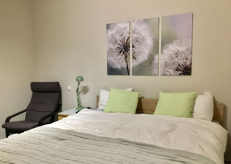 Your bedroom with super king size bed!