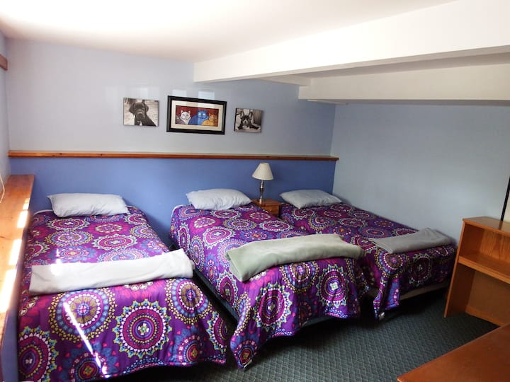 Piso 1 dormitorio 3 con dos camas individuales