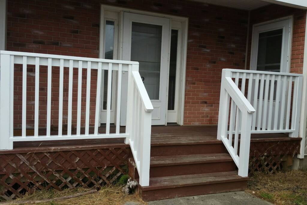 Front entry, our condo entry is to the left