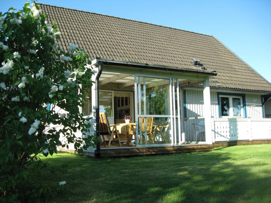 The house from the garden
