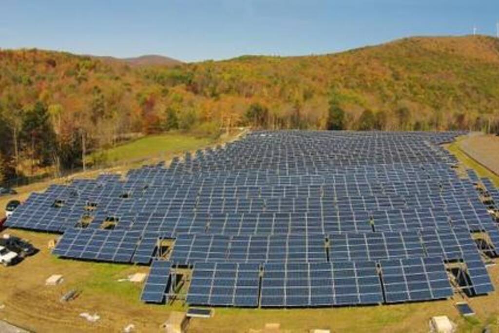 New solar farm (they put it bottom center in the previous picture)