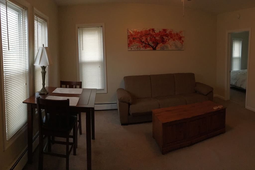 Living Room with sleeper sofa