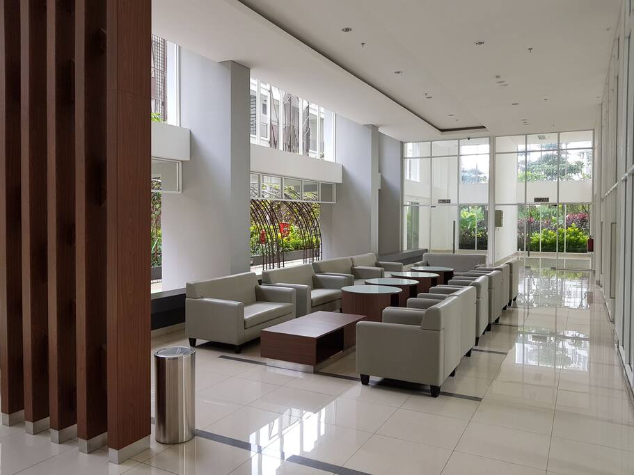 Lobby and garden