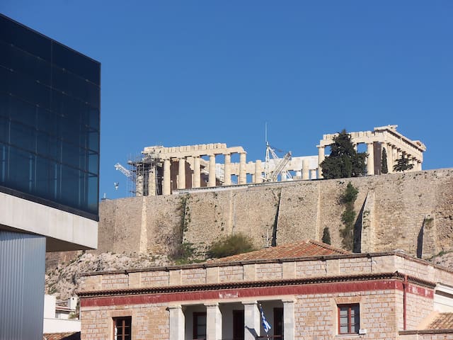 Under the light of  Parthenon 