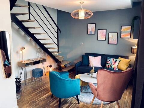 Air-conditioned cottage 4/6 pers. in Troyes / Sainte Savine
