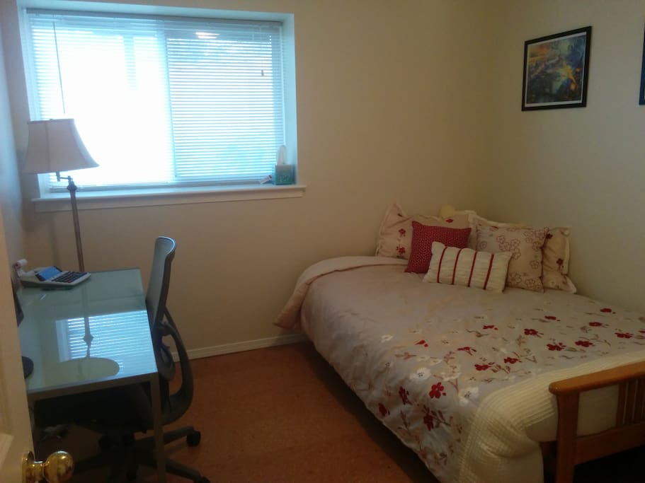 Second Bedroom (Full Size Bed) with Desk - Full work station that includes 28" Monitor, docking station, keyboard, ect...