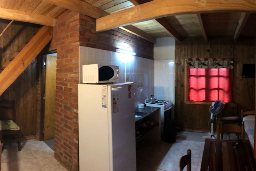 interior de cabaña