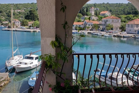 Top performing Airbnb: "Ruzica" apartment with sea view!!! in Drvenik Veliki