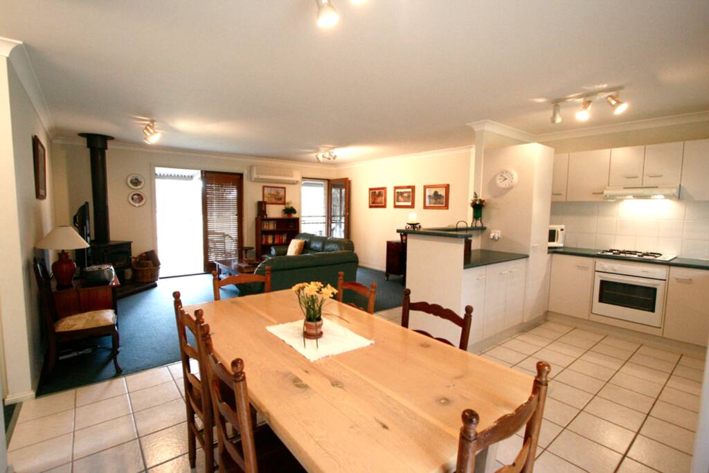 Enjoy your home away from home with open plan living spaces