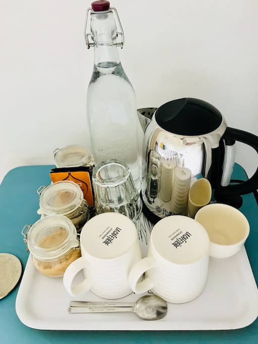 In room tea & coffee tray