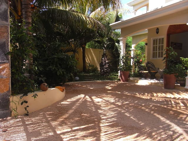 studio apartment by tropical beach