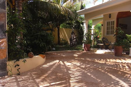 studio apartment by tropical beach