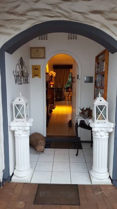 Entrance to the house