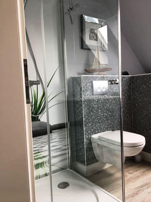 neues Badezimmer mit Dusche