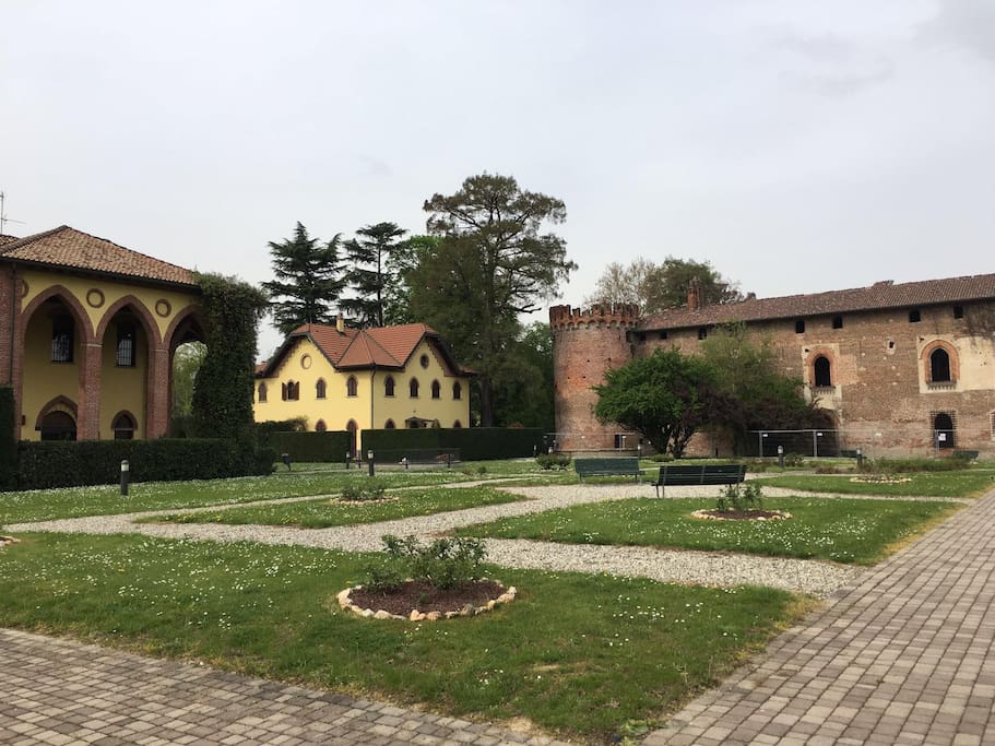Il parco che circonda la casa