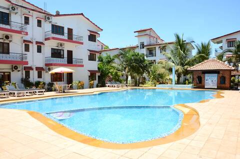 Upen’s Goa Retreat -1bhk Resort apt Baga
