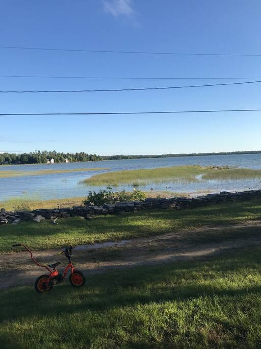 High water levels in Lake Huron this year. Picture as of 30 June 2017.