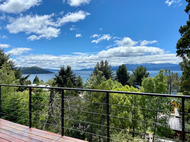 Hermosa Casa Con Vista Al Lago Nahuel Huapi - サン・カルロス・デ・バリローチェ