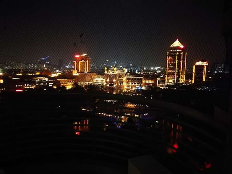 Sunway Theme park Nice night view from Balcony