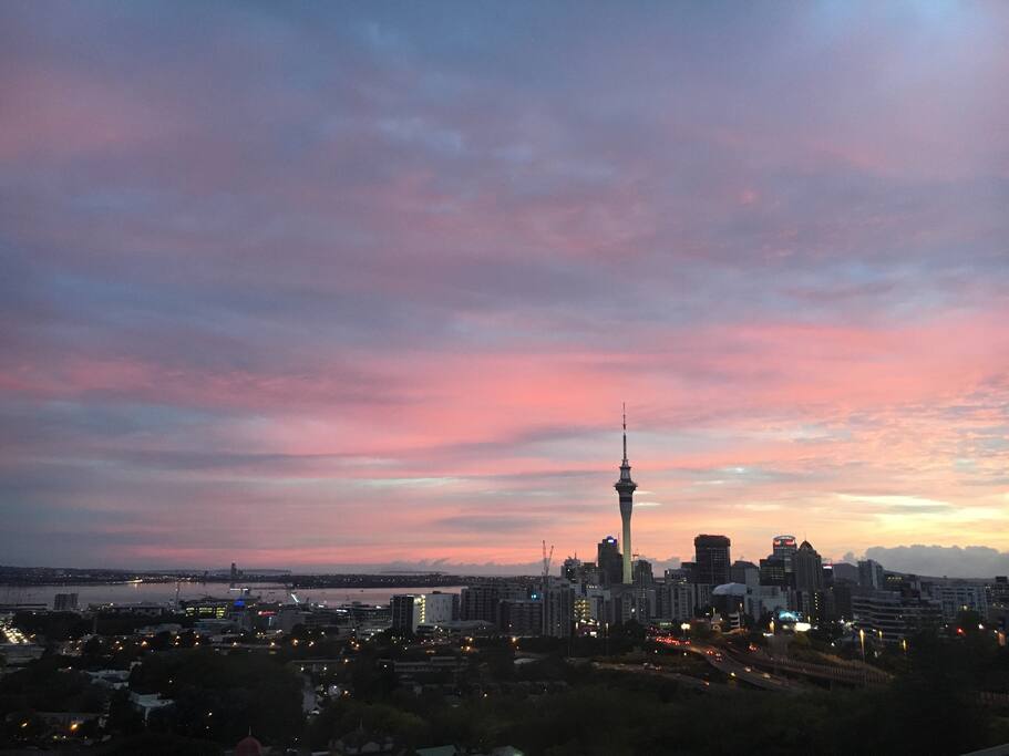 The view from the balcony