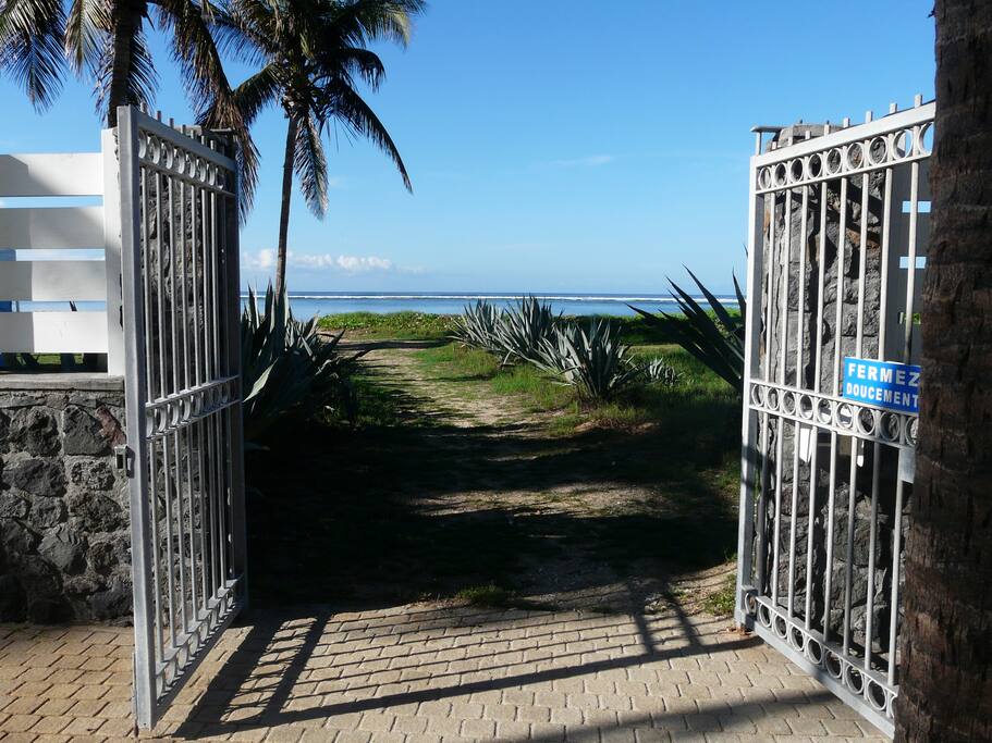 Accès plage