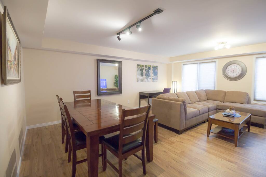 Living and dining room