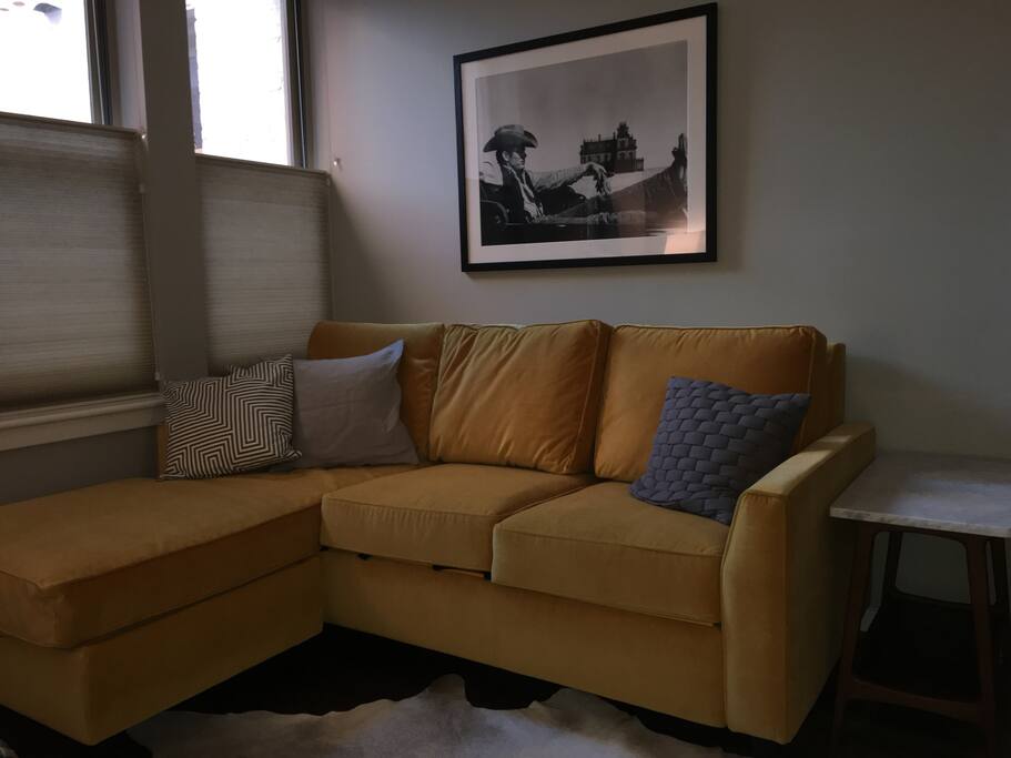 Fabulous king sofa bed.