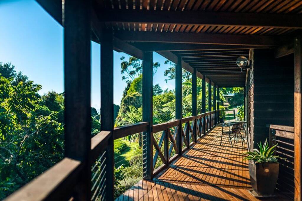 Verandah on the ground floor, where Tranquility is located