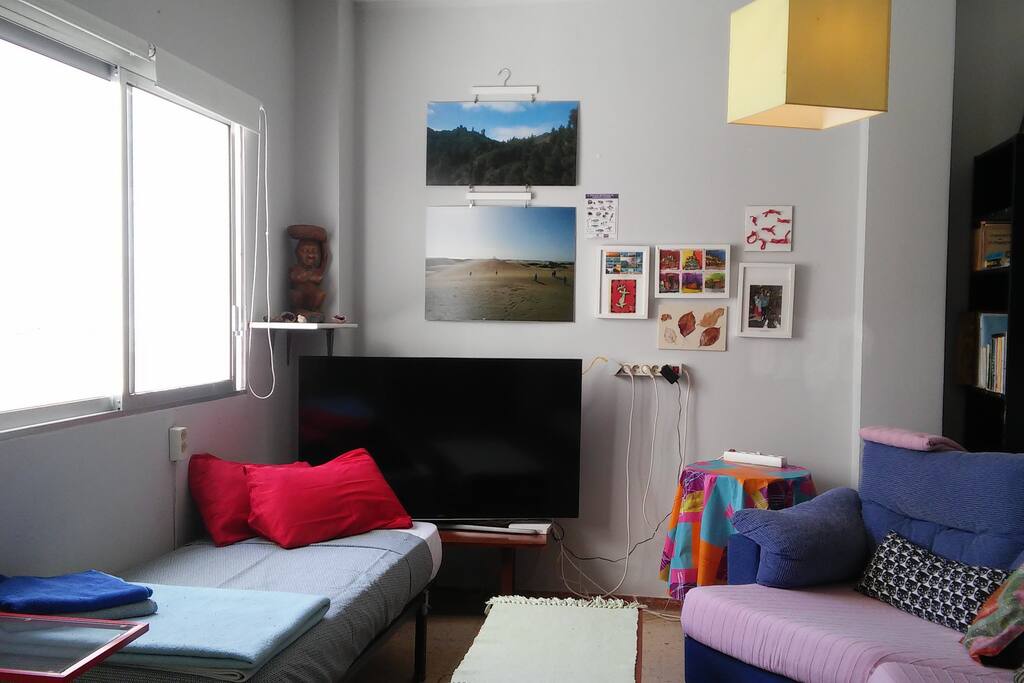 living room with space for everyone