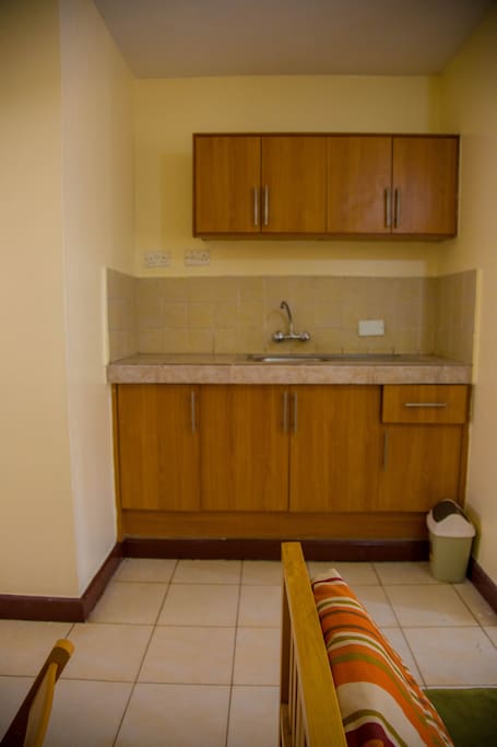 Apartment with kitchen