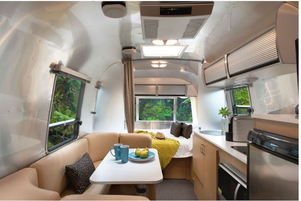 The interior of the AirStream.