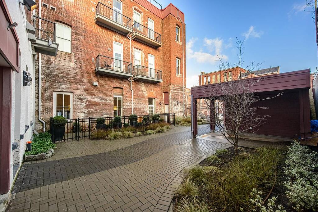 Courtyard behind our Building