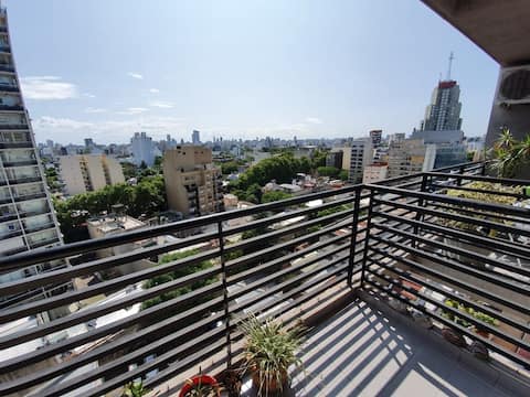 Successful Airbnb property: Comfortable apartment in an excellent area and with a beautiful view! in Chacarita