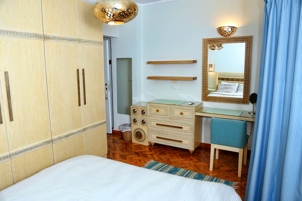 Main Bedroom: with a hint of turquoise color