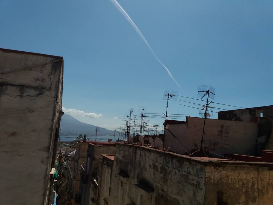 la vista dal terrazzino