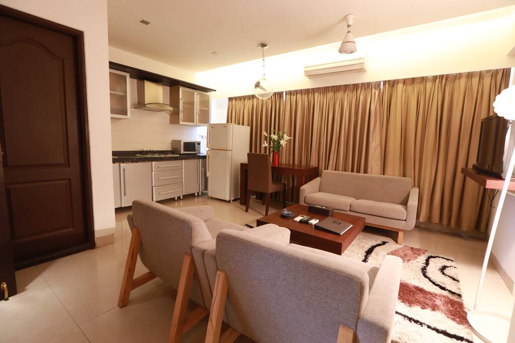 Kitchen and Living Room