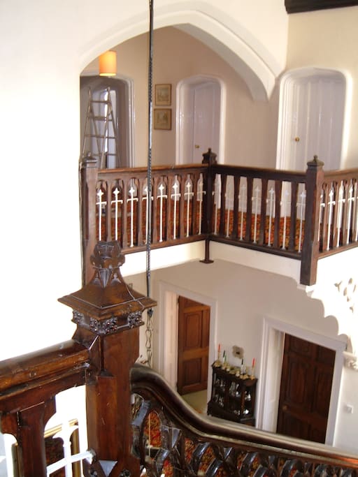 The landing view
