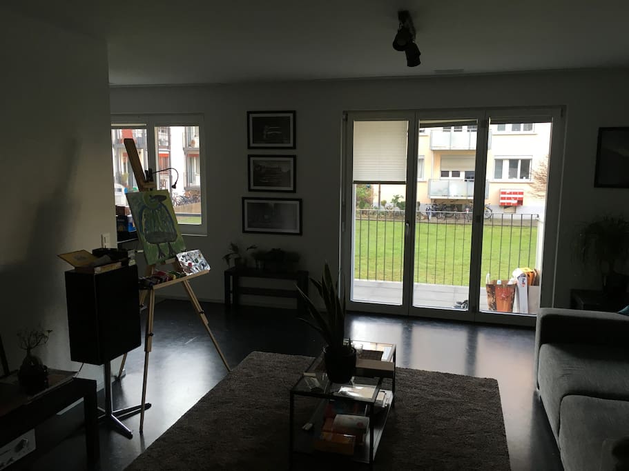 Living Room with large balcony