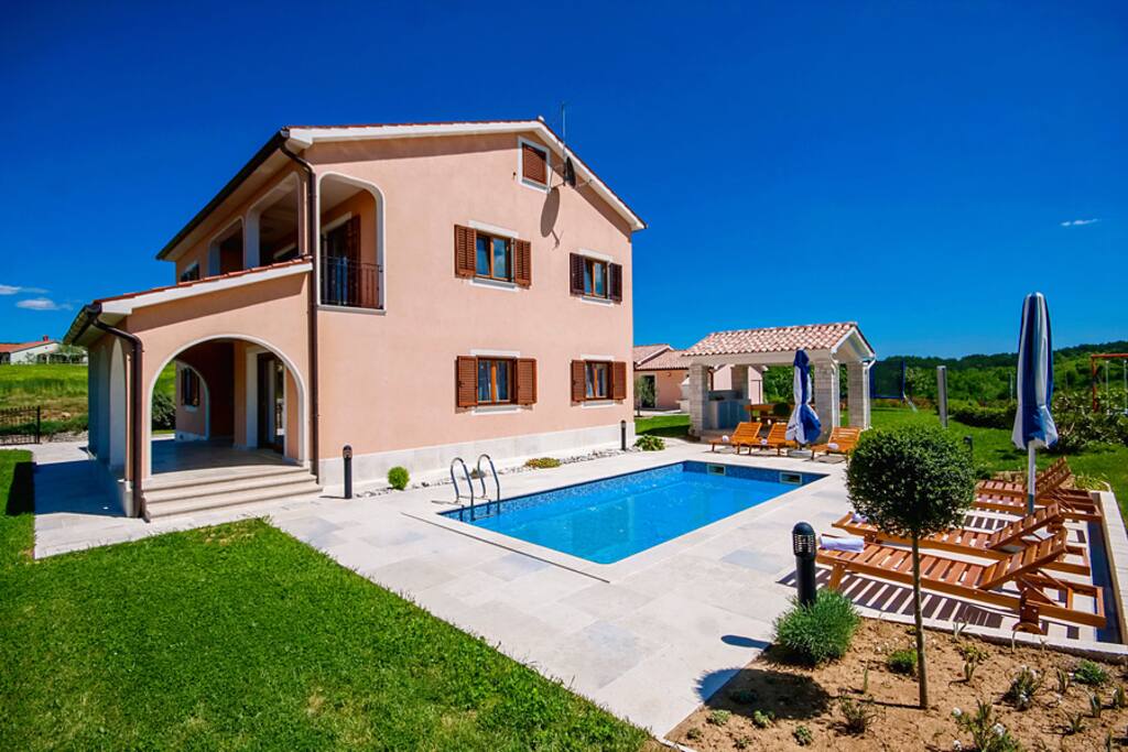 Pool and House
