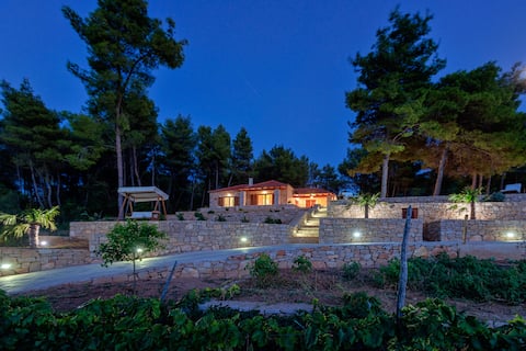 Hvar island villa with private pool