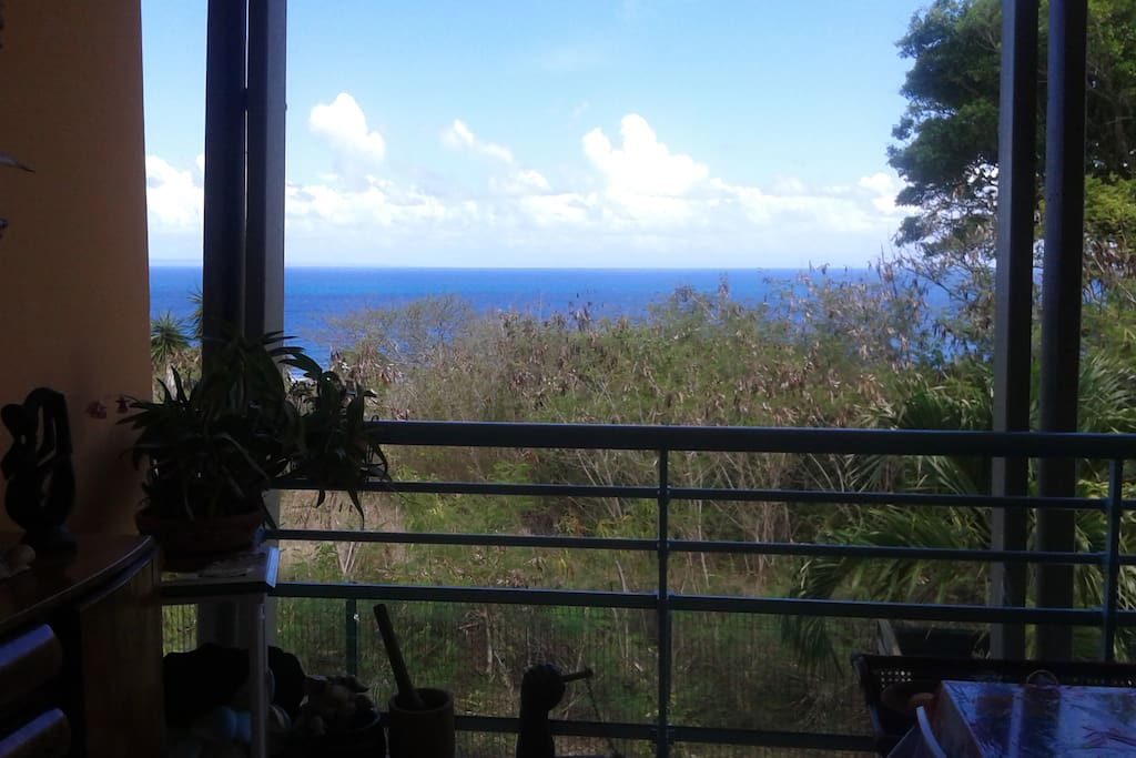 Vue mer sur terrasse