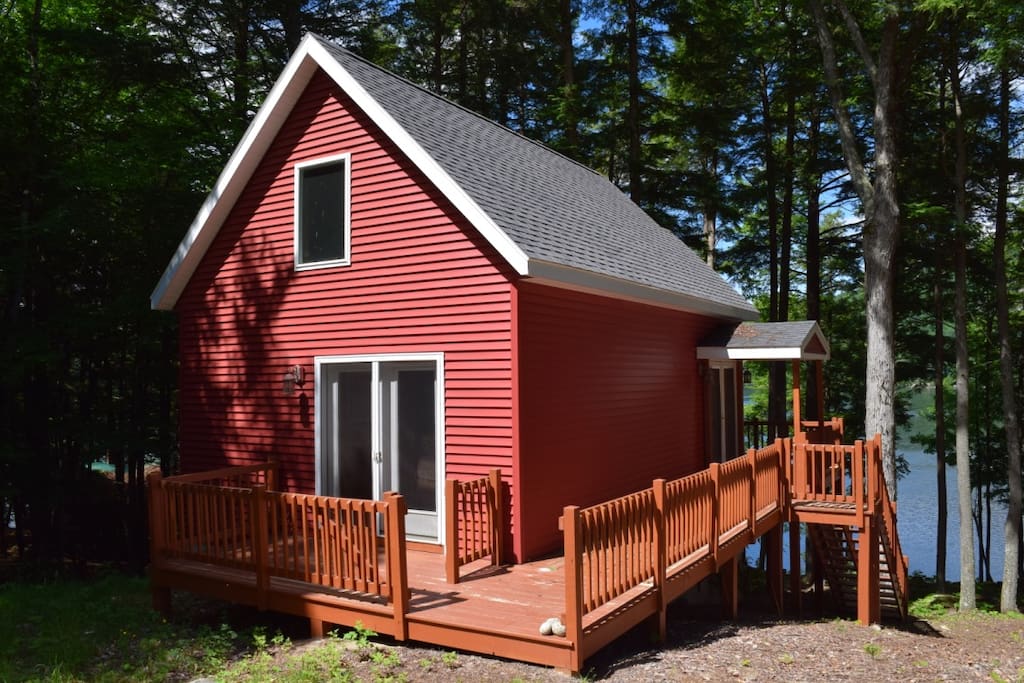 Our guest house on the lake