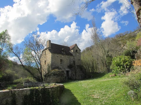 Gîte de charme, moulin, Cajarc, Lot, 46160
